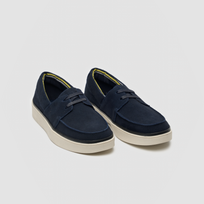 Cavani Amalfi Navy Boat shoe 