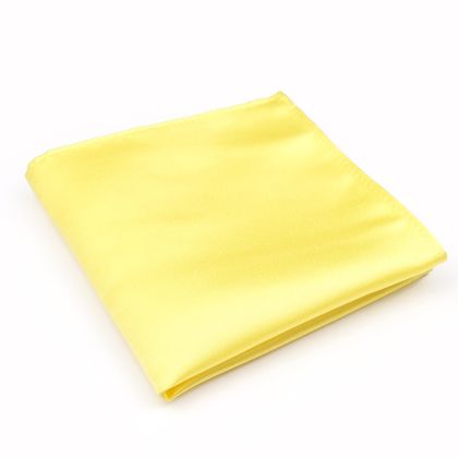 Pastel Yellow pocket square