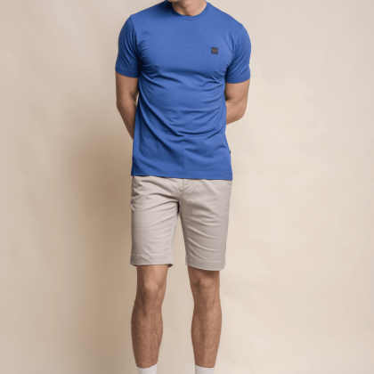 Cavani Dakota Slate Chino Shorts 