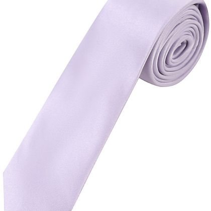 Plain Lilac satin classic mens tie 