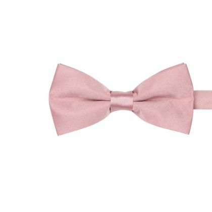 Children's Pastel Blush Pink  satin classic mens bow tie 