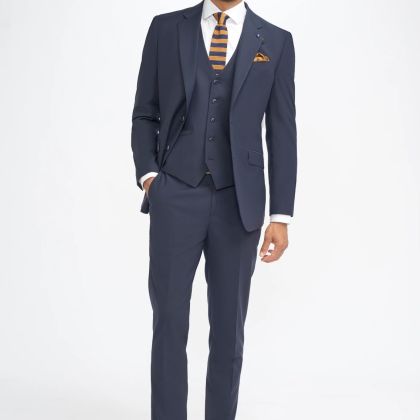 Cavani Malibu Navy Three Piece Suit 