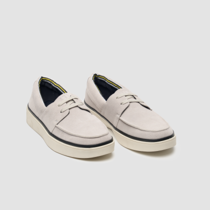 Cavani Amalfi Ice White Boat shoe 