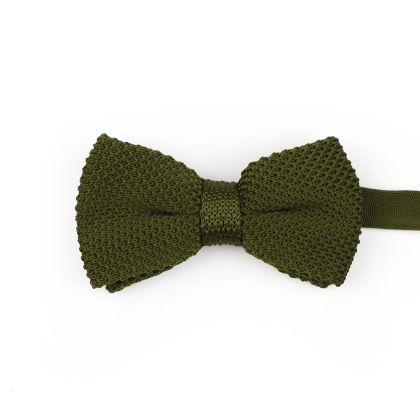 Jenson Samuel Khaki Knitted Children's bow tie