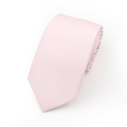 Two Tone Pastel Pink floral cotton tie 