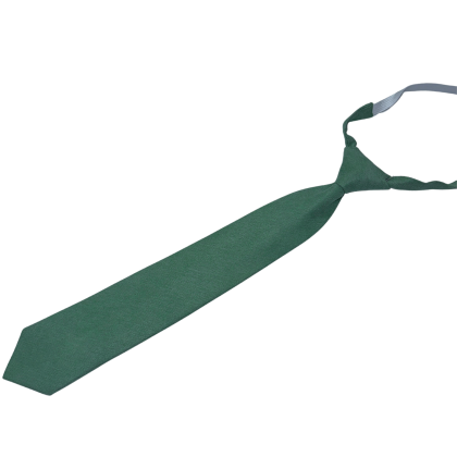Childrens Tweed Bottle Green Woven Tie 