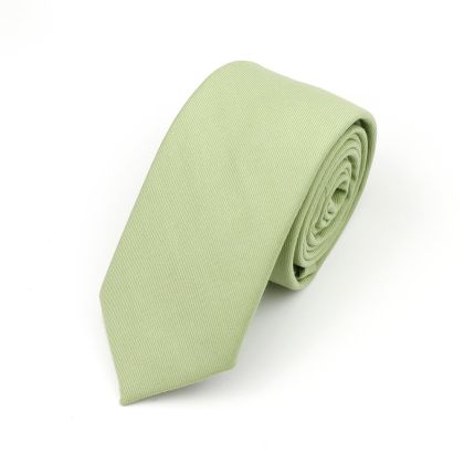 Plain Pastel Green 100% Cotton classic mens tie 