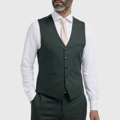 Cavani Malibu Forest Green Waistcoat 