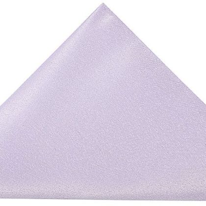 Plain Pastel Lilac satin pocket square