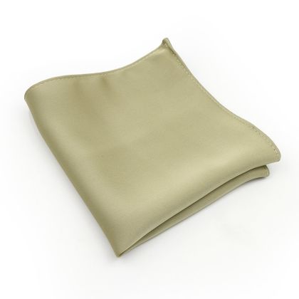 Sage green satin pocket square 