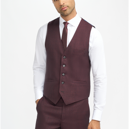 Cavani Caridi Wine Waistcoat 