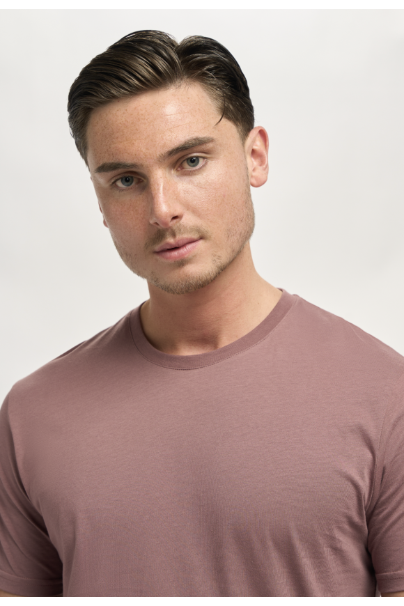 Sanchez Mauve cotton Tee