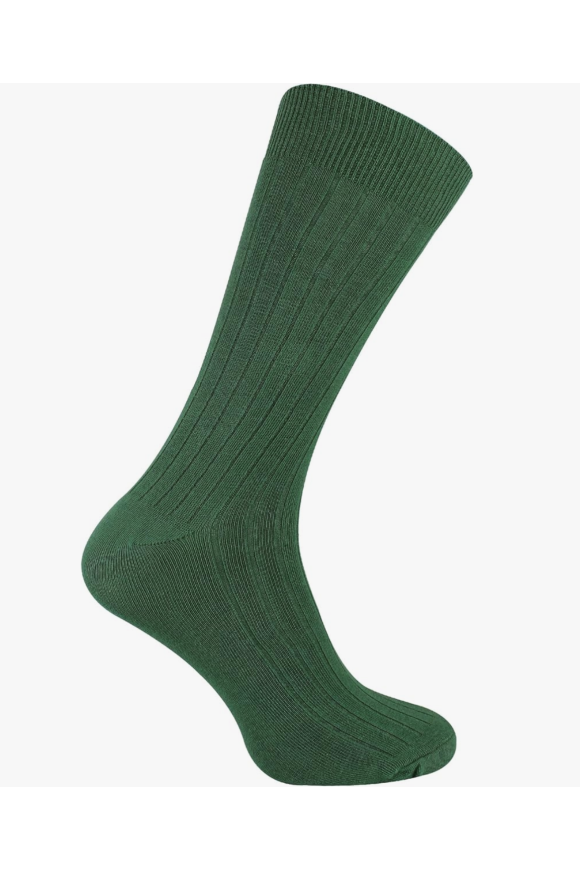 Mens Cotton Sock - Forest Green