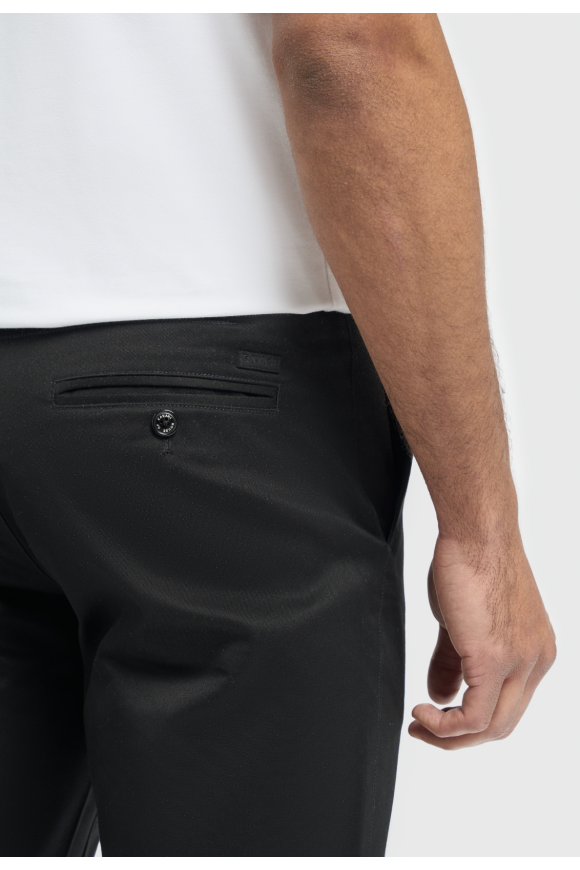 Cavani Dakota Black Chinos