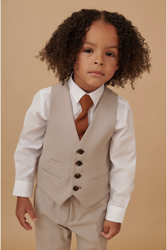 Childrens HM5 Stone Three piece Suit