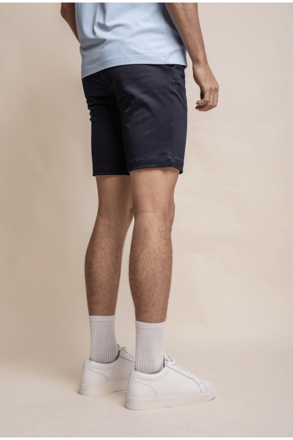 Cavani Dakota Navy Chino Shorts