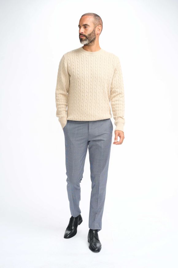Cavani Foston Fawn Cable Jumper