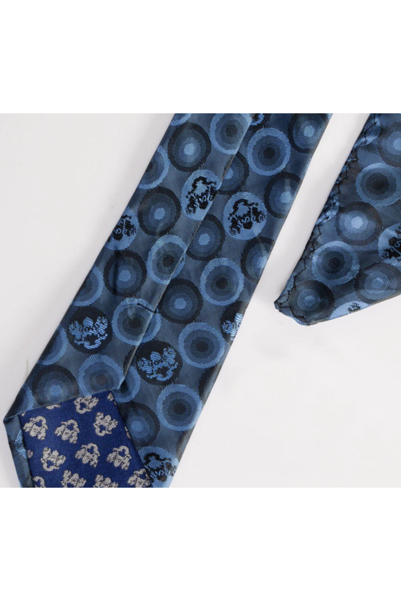 Sky Bubble Lining tie & pocket square set