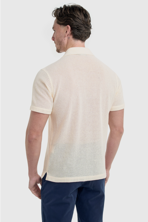 Paris Cuban Collar Shirt White