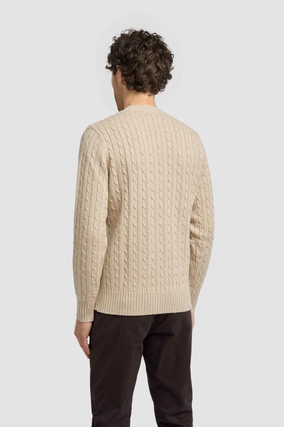 Cavani Foston Fawn Cable Jumper