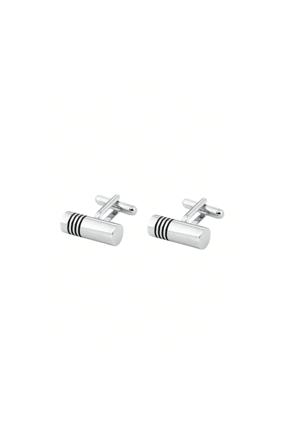 Classic Stainless Steel Silver Cufflink