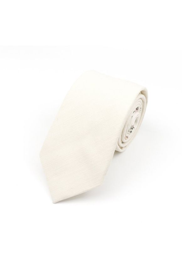 Two Tone Stone floral cotton tie