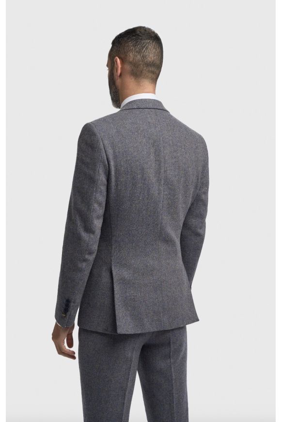 Cavani Thomas Savoy Tweed Suit Jacket