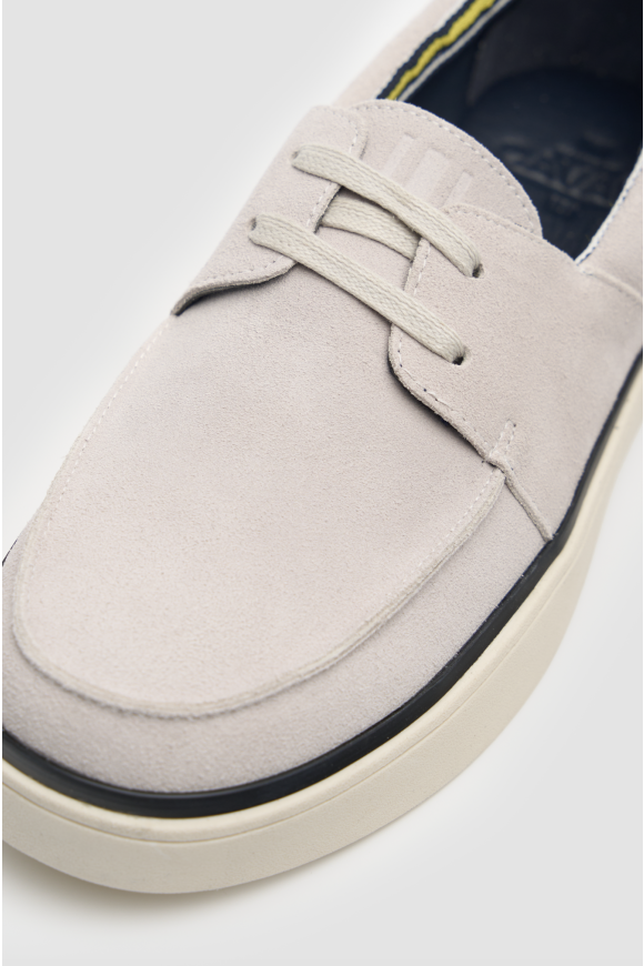 Cavani Amalfi Ice White Boat shoe