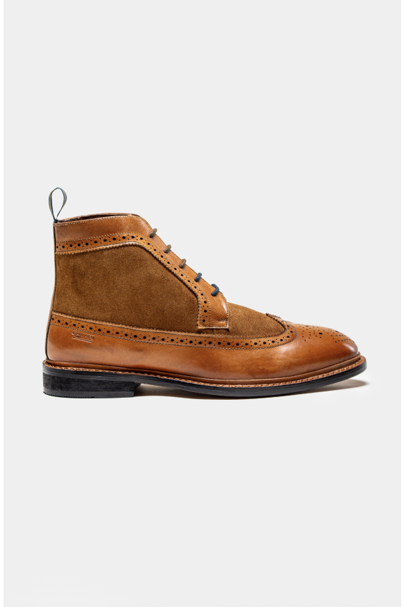 Cavani Bosworth Tan Leather Boots