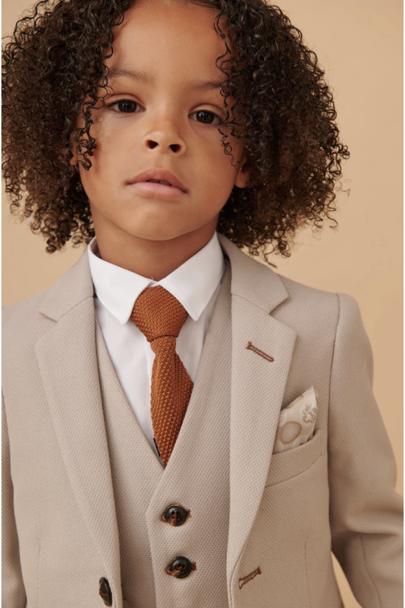 Childrens HM5 Stone Three piece Suit