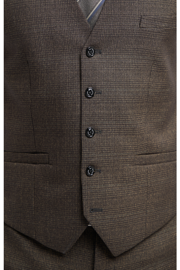 Cavani Caridi Brown Waistcoat