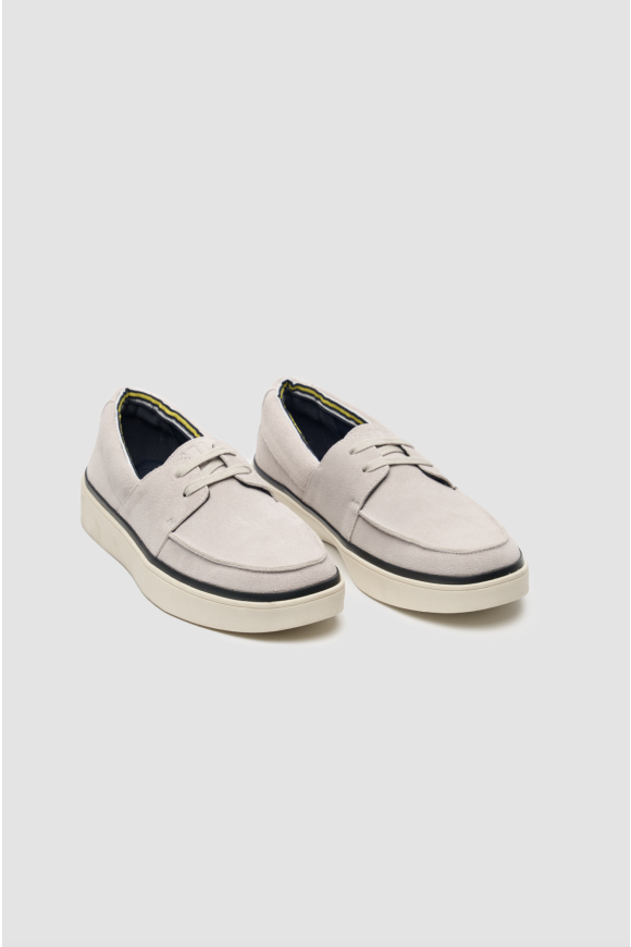 Cavani Amalfi Ice White Boat shoe