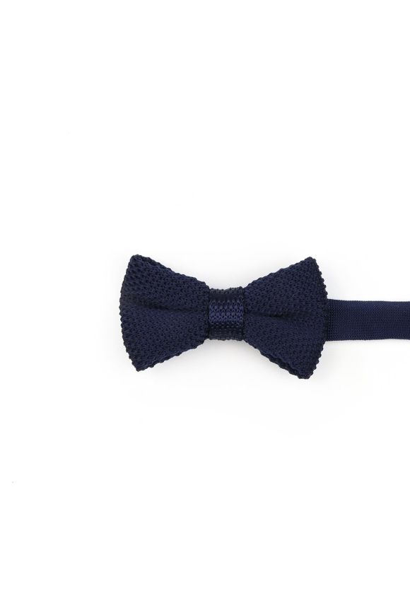 Jenson Samuel Navy Knitted Children's bow tie