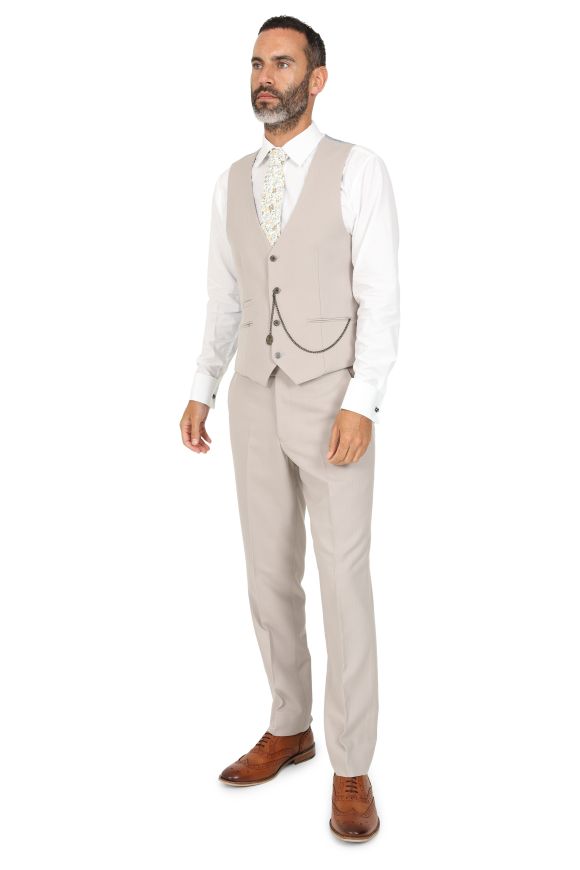 Jenson Samuel Alnwick Stone 3 Piece suit