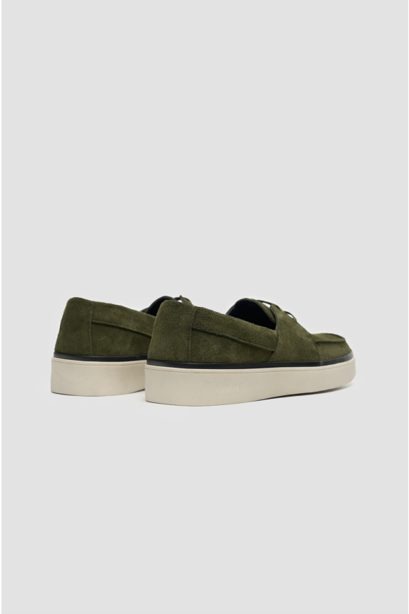 Cavani Amalfi Olive Boat shoe