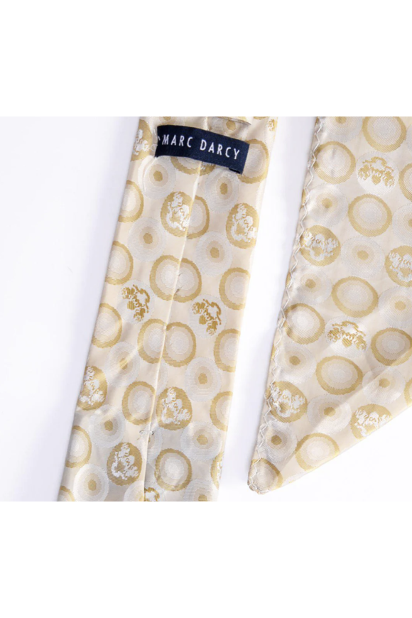 Stone Bubble Lining tie & pocket square set