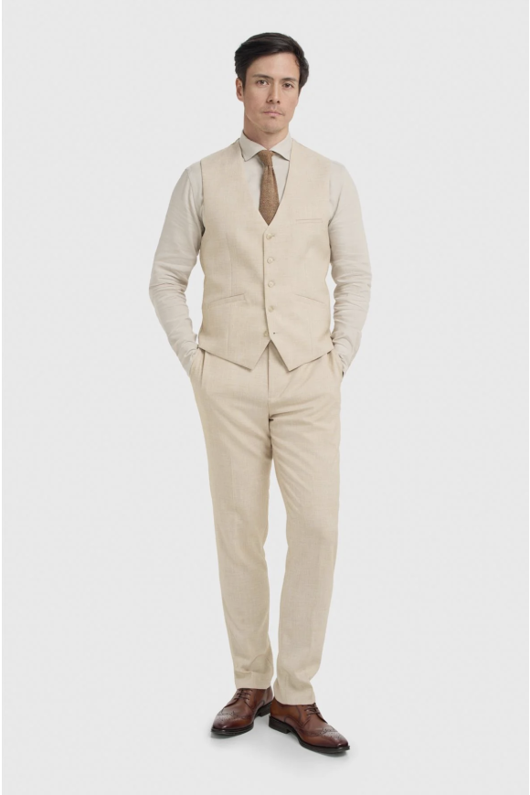 Cavani Malibu Beige Waistcoat