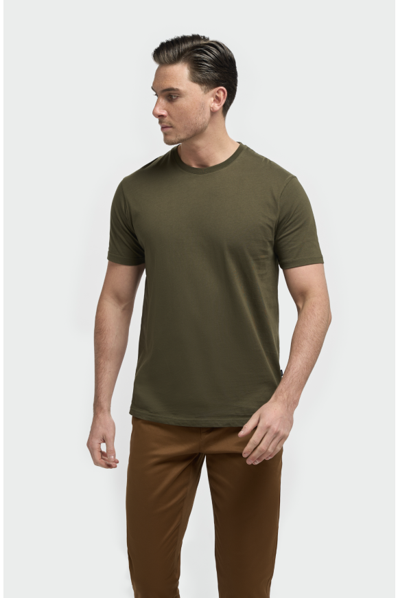 Sanchez Olive cotton Tee