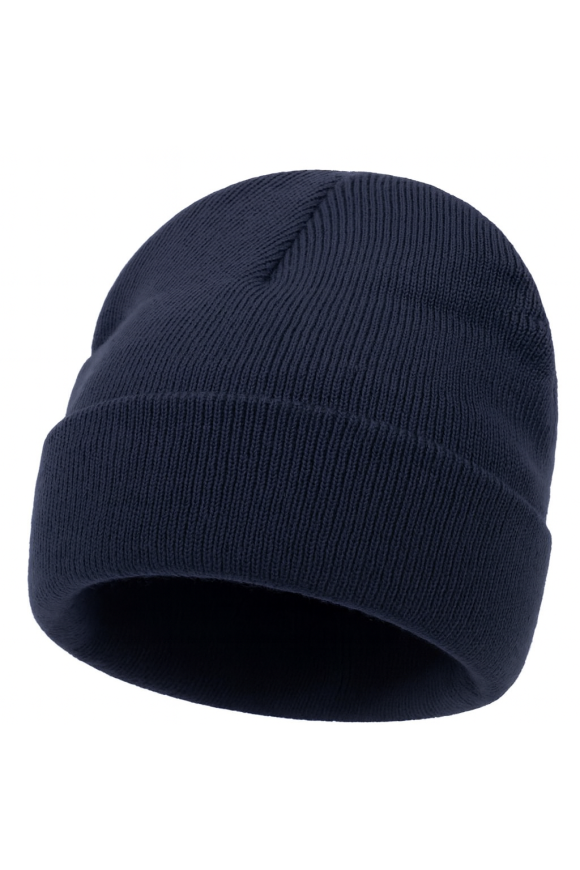 Unisex Navy Cotton Beanie Hat