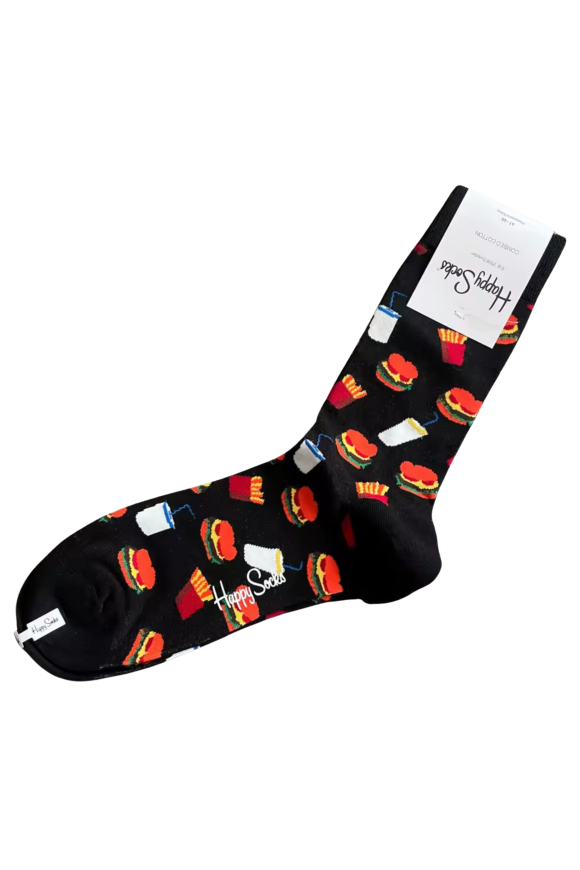 HAPPY SOCKS  Burger cotton socks