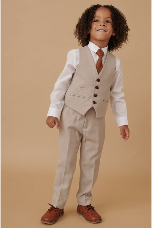 Childrens HM5 Stone Three piece Suit