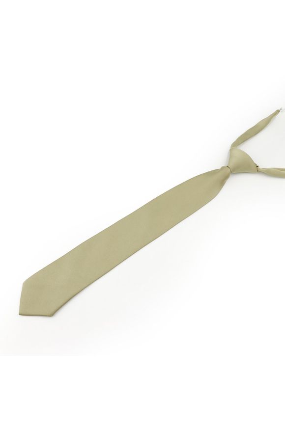 Children's Sage green satin classic tie
