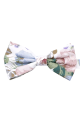 Rose floral cotton classic mens bowtie & pocket square set
