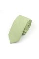Plain Pastel Green 100% Cotton classic mens tie & pocket square set