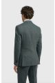 Cavani Thomas Lush Olive Tweed Three Piece Suit