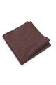 Mens Wool Tweed Brown Tie & Pocket square set