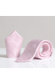 Light Pink Paisley Lining tie & pocket square set