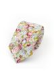 Multicoloured floral cotton classic mens tie & pocket square set