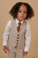 Childrens HM5 Stone Three piece Suit