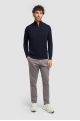 Cavani Ivano crew neck half zip jumper